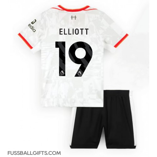 Liverpool Harvey Elliott #19 Fußballbekleidung 3rd trikot Kinder 2024-25 Kurzarm (+ kurze hosen)